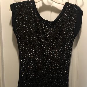 Black tunic by Armani exchange